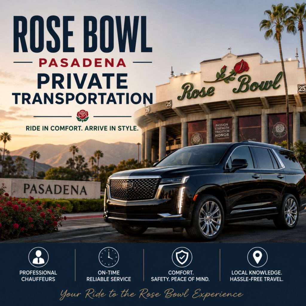 Rose Bowl Pasadena Private Transportation