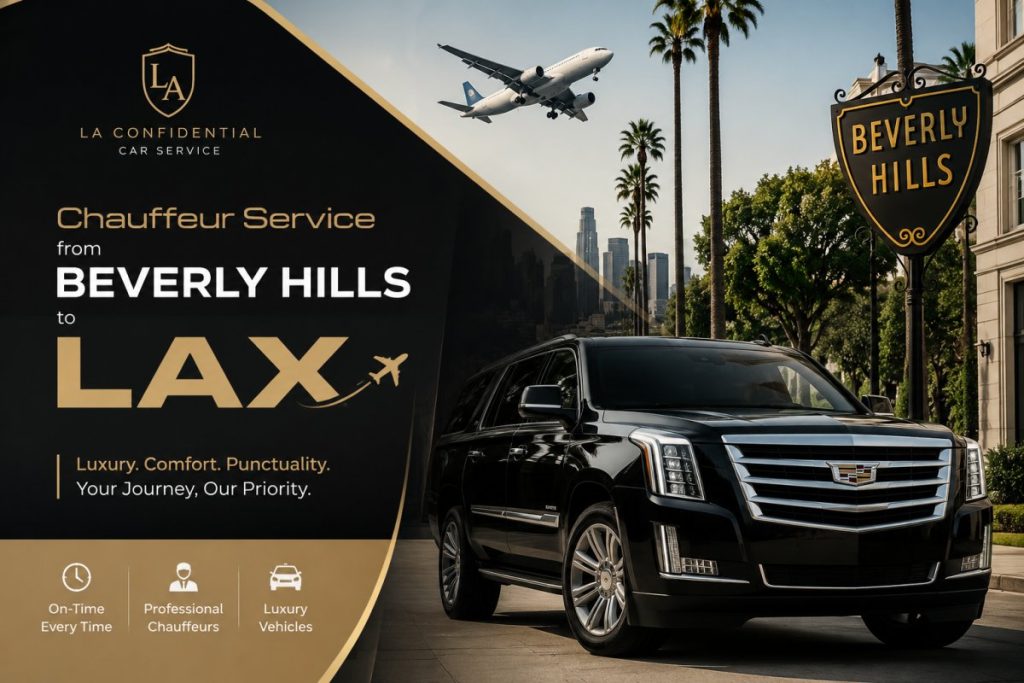 Chauffeur from Beverly Hills to LAX: Private Luxury VIP Service