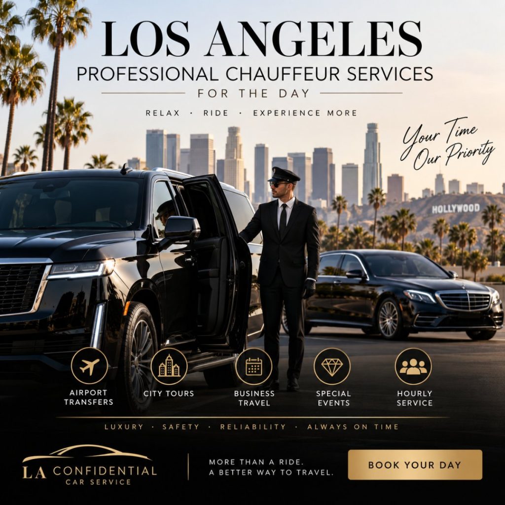Los Angeles Professional Chauffeur Service for the day