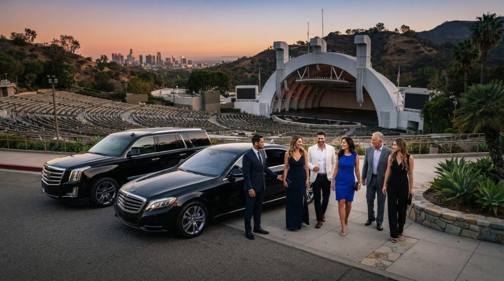 Luxury Car Service to the Hollywood Bowl: Group Concert Guide